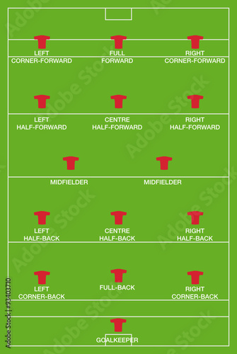 hurling pitch and positions