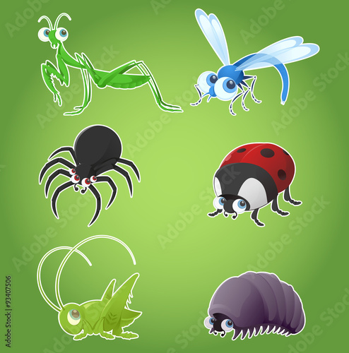 Set of insect icons