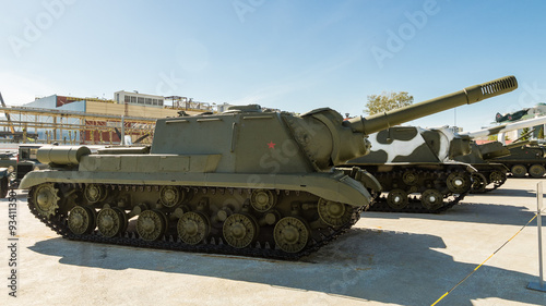 Fototapeta kuchenna военный танк экспонат исторического музея, Россия, Екатеринбург, 