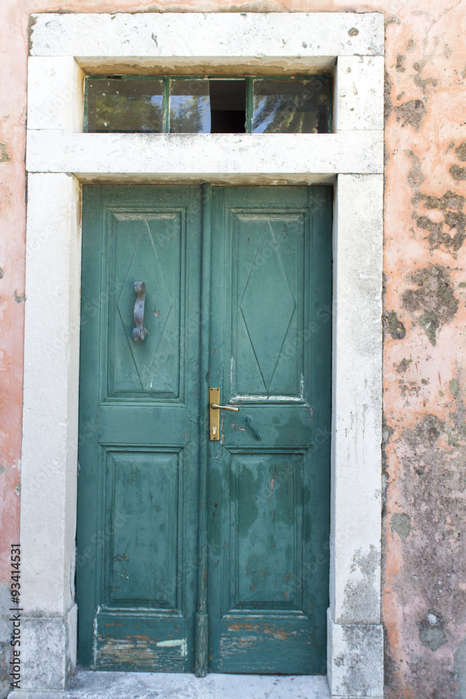 Traditional old door from Korcula Traditional old door from Korcula
