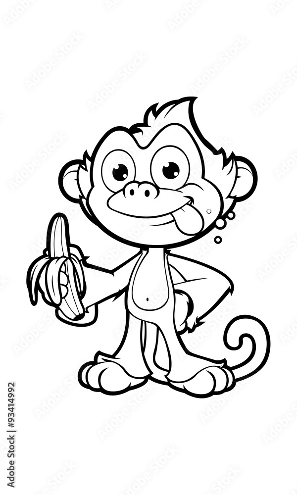 Cheeky Monkey - Holding A Banana Cheeky Monkey - Holding A Banana