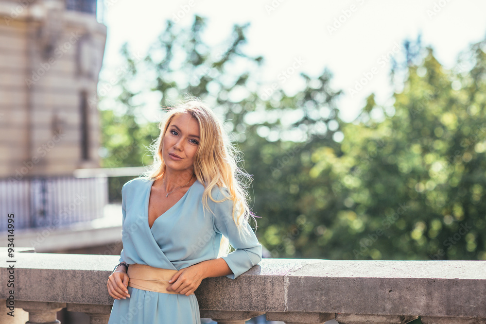 Beautiful young woman in Paris Beautiful young woman in Paris