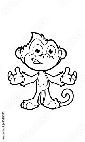 Cheeky Monkey - Confused