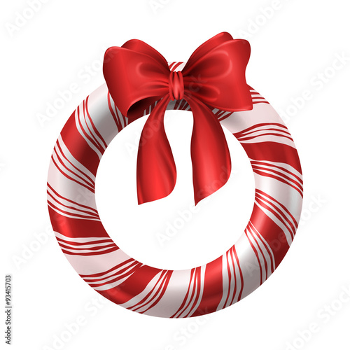 Holiday wreath decoration