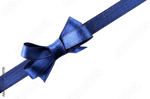 Satin ribbon isolated on white