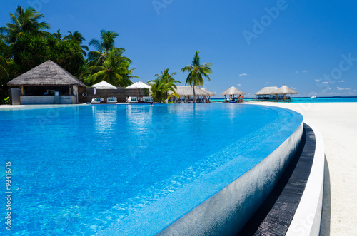 Pool in Malediven