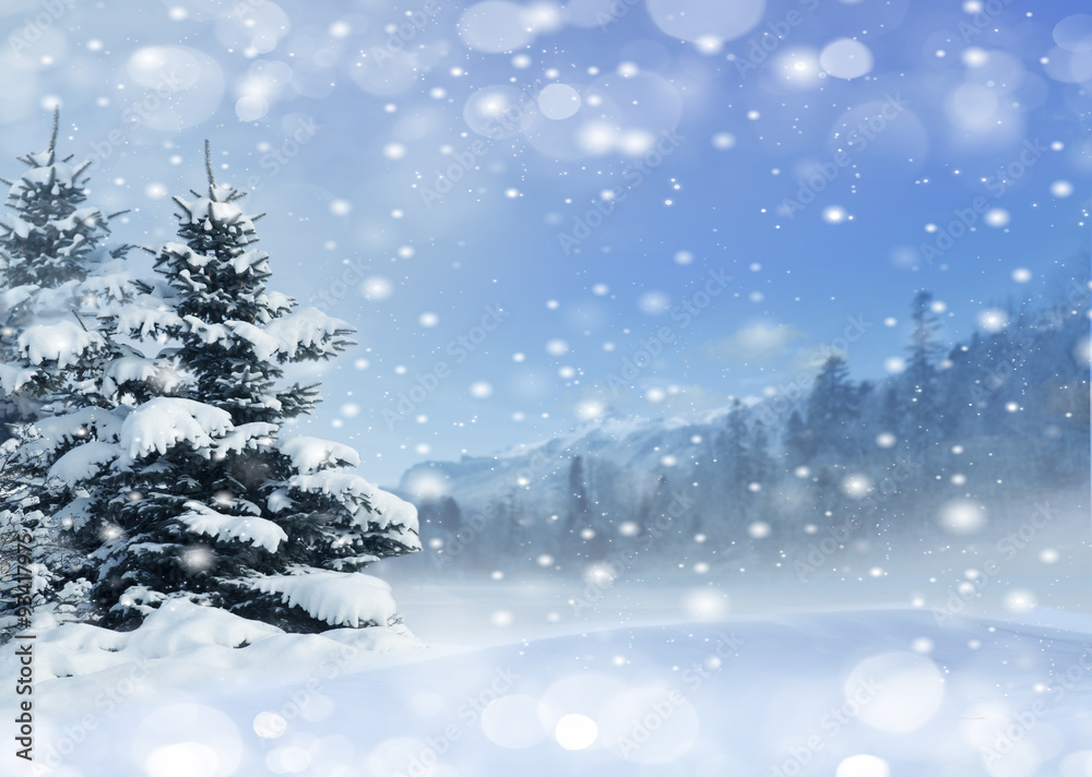 winter christmas background