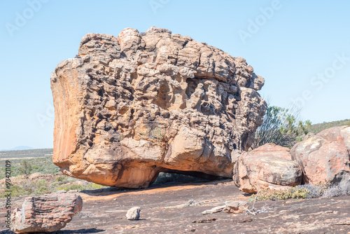 Sandstone formation at the Gifberg Resort