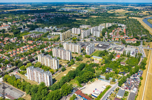 Aerial view of Opole