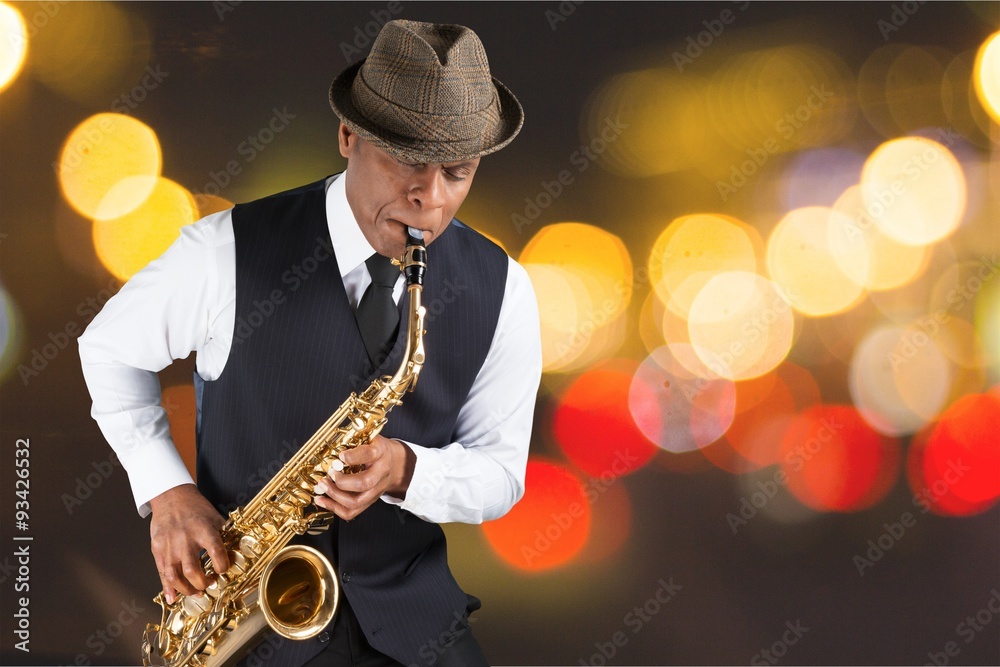 Fototapeta premium Jazzman.
