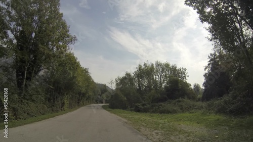 GOPRO secondary road in the countryside