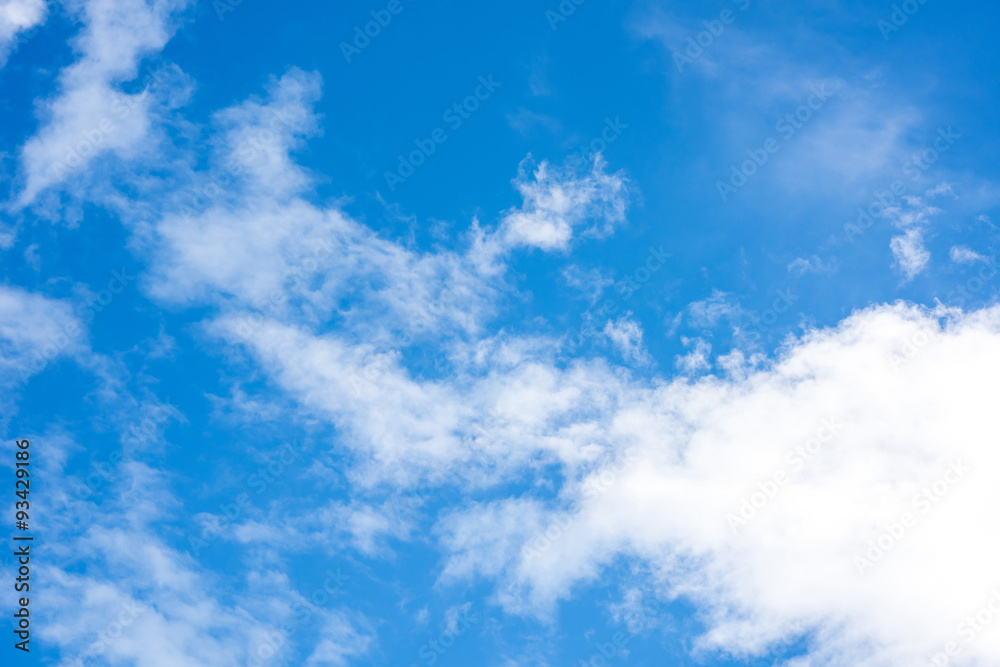 blue sky with cloud