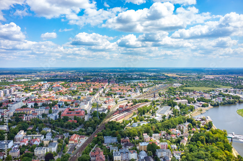 Aerial view of Opole