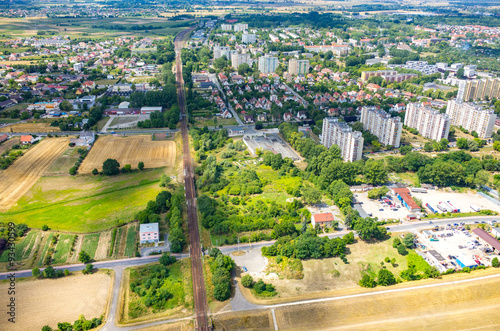 Aerial view of Opole