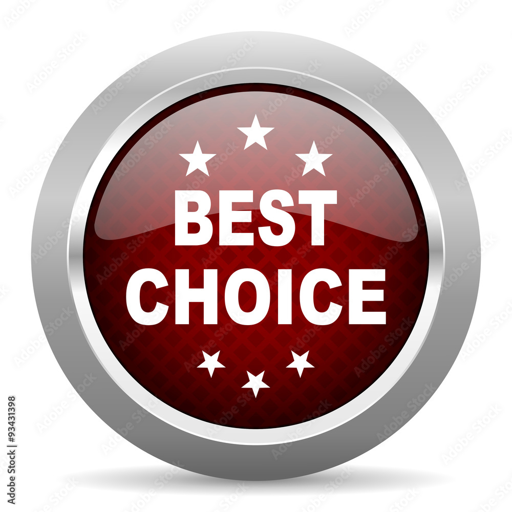 best choice red glossy web icon best choice red glossy web icon