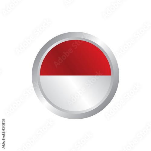 Free Download glossy theme indonesia national flag - GFXLoad