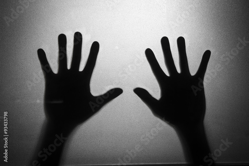 Hands silhouette