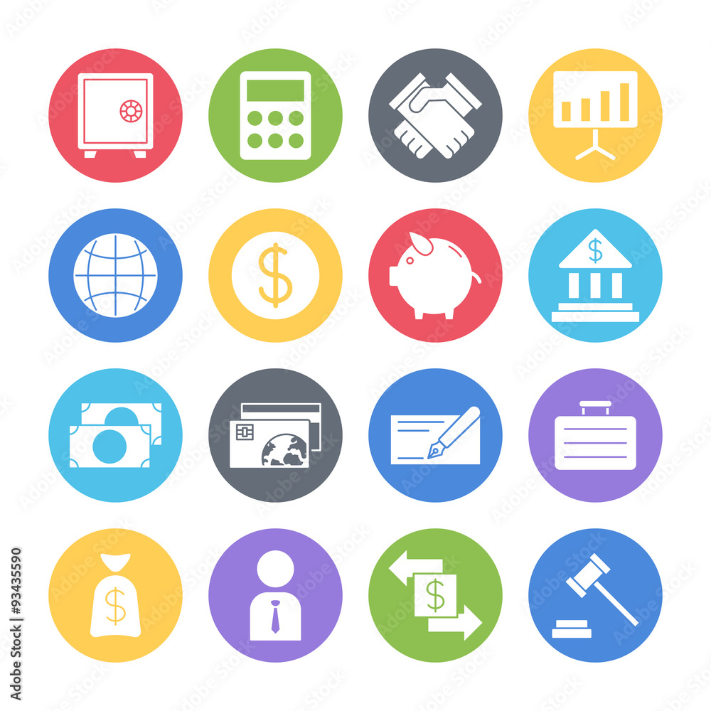 finance icons set finance icons set