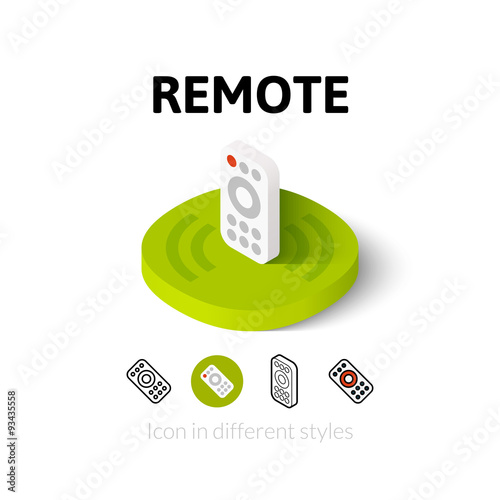 Remote icon in different style