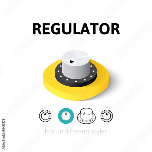 Regulator icon in different style