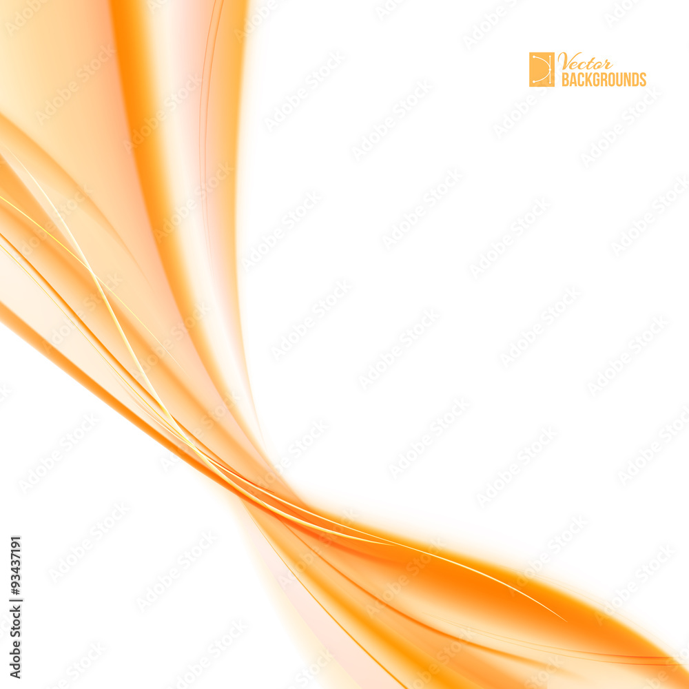 Fototapeta premium Abstract orange wind.