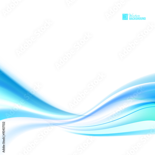 Shining blue flow.