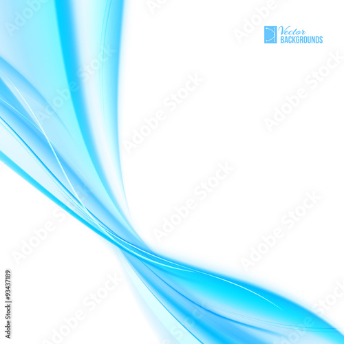 Shining blue flow.