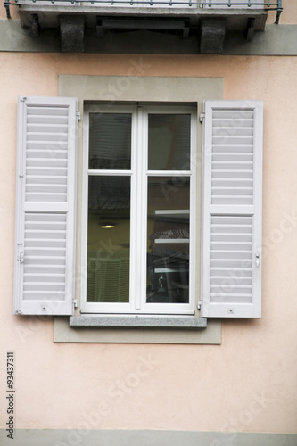 Window from Como  Italy
