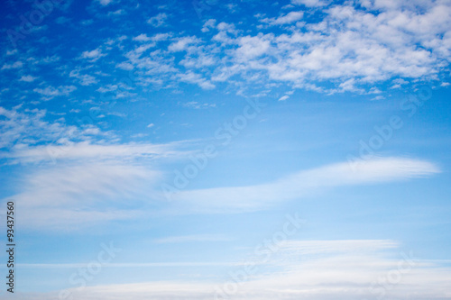 Blue Sky and Cloud Background