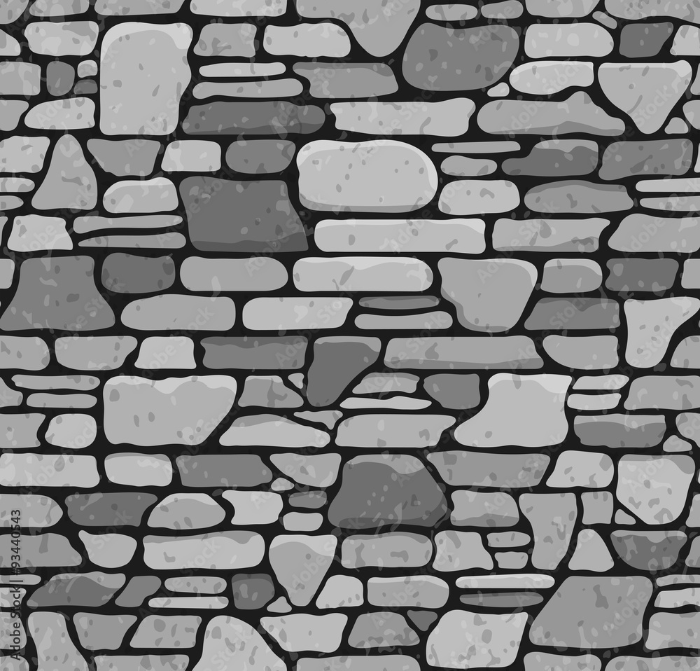 Naklejka Bezszwowa Kamienna Tekstura