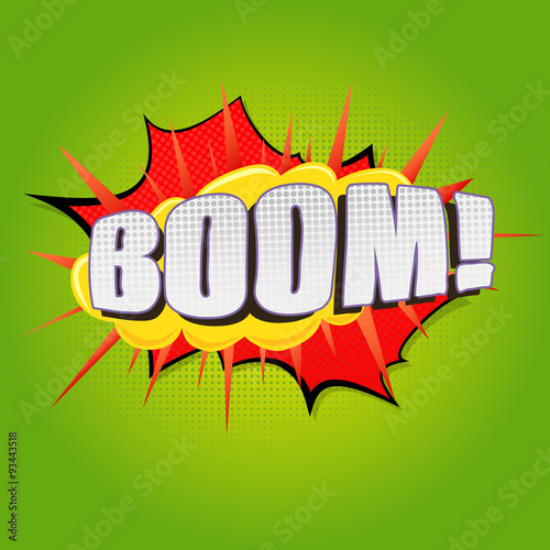 Boom, Comic speech bubble