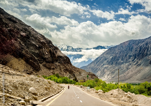 Karakorum Highway in Pakistan