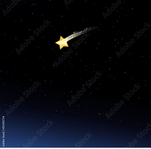 Weihnachtsstern im Himmel