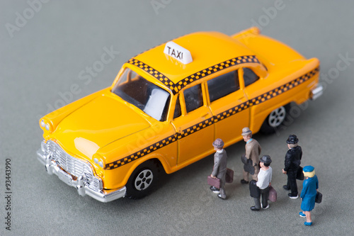 タクシーとサラリーマン