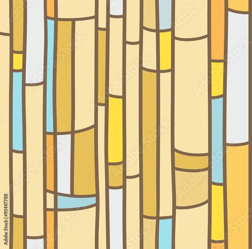 Seamless background, yellow stained glass. 
