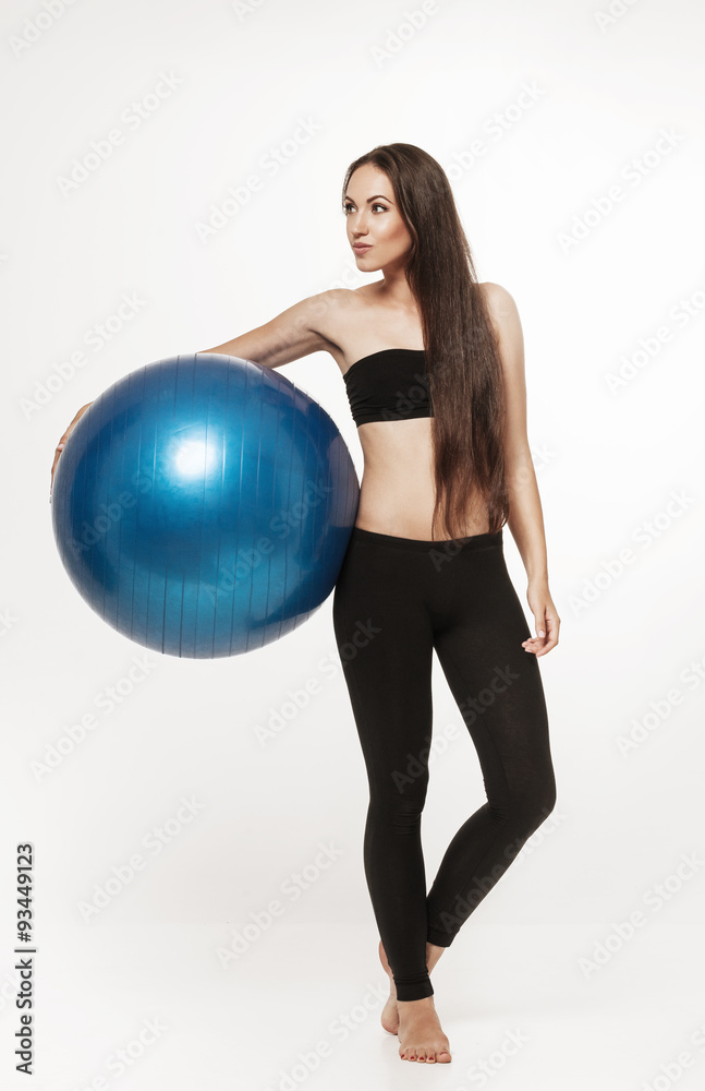 Young attractive woman exersicing Young attractive woman exersicing