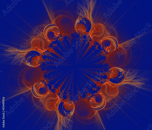 Abstract fractal background