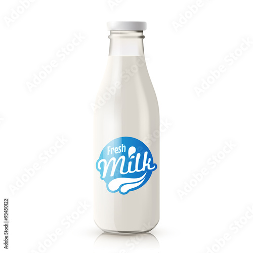 Milk Bottle Realistic