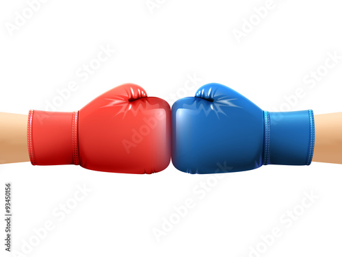 Hands In Boxing Gloves © Macrovector