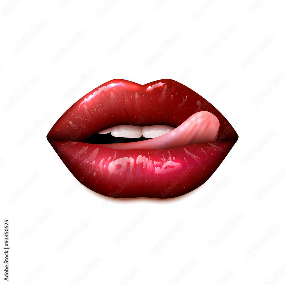 Female Lips Make Up Female Lips Make Up