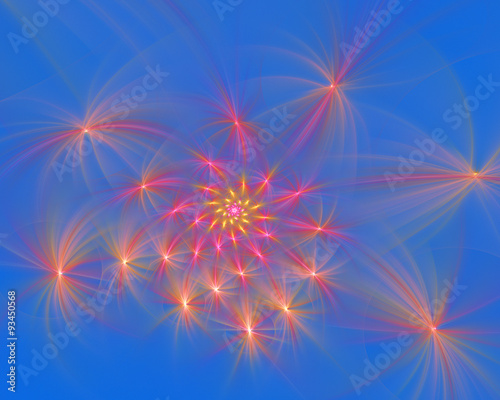 Abstract fractal background
