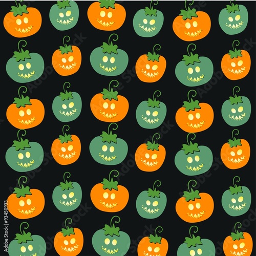 funny pumpkins pattern