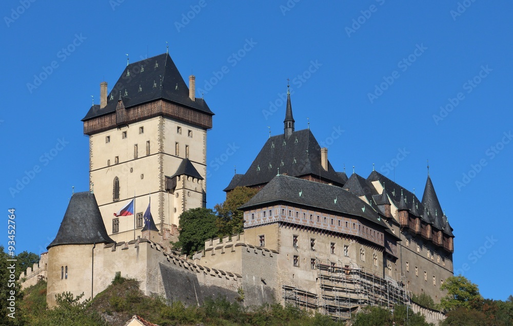 Karlstejn Castle in Czech republic
