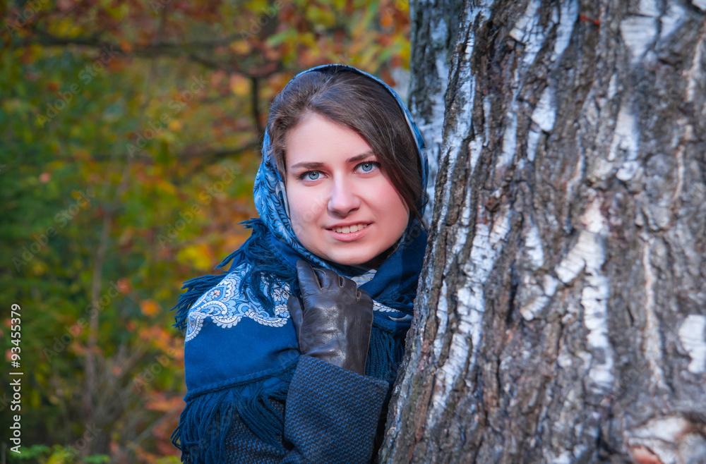 Portrait of a Russian beauty Portrait of a Russian beauty