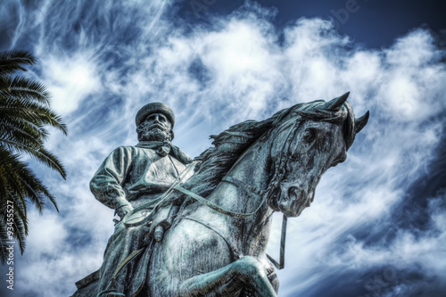 Garibaldi statue in Pistoia photo