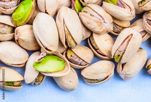 Pistachios close up.