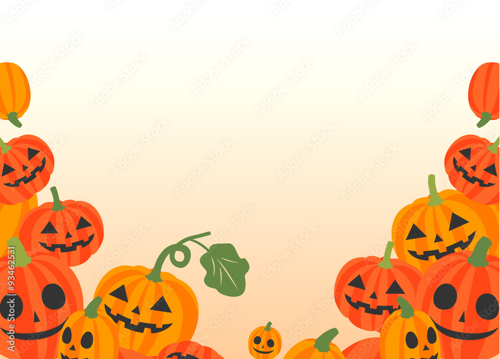 ハロウィン 枠 下積み Stock Illustration Adobe Stock