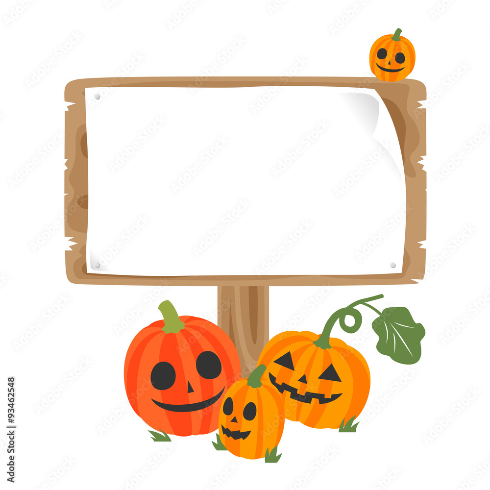 ハロウィン 看板 Stock Illustration Adobe Stock