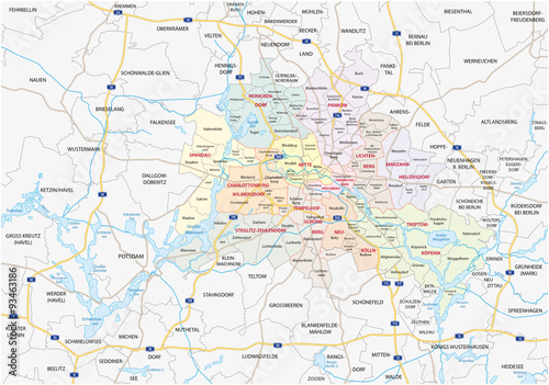 Berlin-Brandenburg Metropolitan Region Map