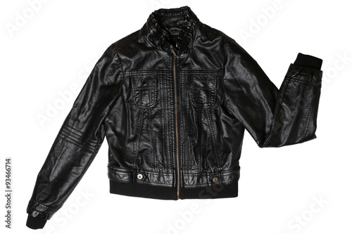 Female leather jacket